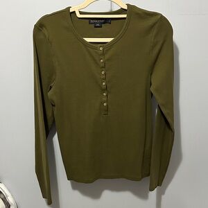 Pendleton Olive Green Women's Top